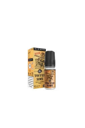 Toffee Sins 10 ml Sels de Nicotine - Moonshiners Prix Promo