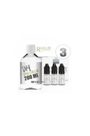 BASE 100% VG REVOLUTE PACK 200 ML 3 MG NICOTINE Solde