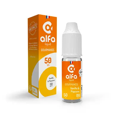 Vanilla & Popcorn 50VG - Alfaliquid Usine Directe