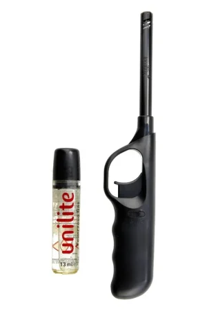 Dernière Chance BRIQUET ALLUME GAZ UNILITE AVEC RECHARGE