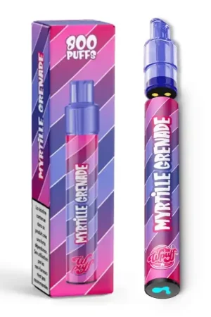 Achetez Aujourd’hui Wpuff 2.0 1 Batterie + 1 Pod Myrtille Grenade - Liquideo
