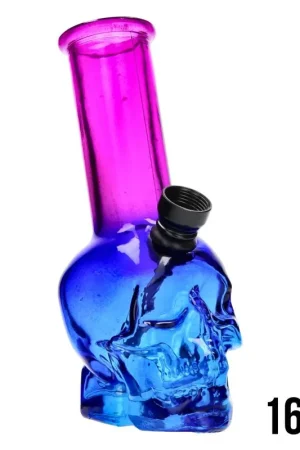 MINI BANG EN VERRE SKULL 16CM Usine Directe