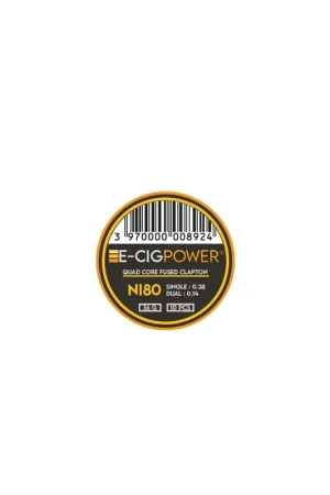 Coils Ni80 Quad Core Fused Clapton Bon Marché