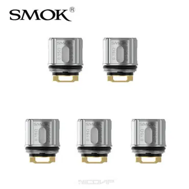 Pack 5 Résistances V9 Meshed 0,15ohm Smok Achat Immédiat
