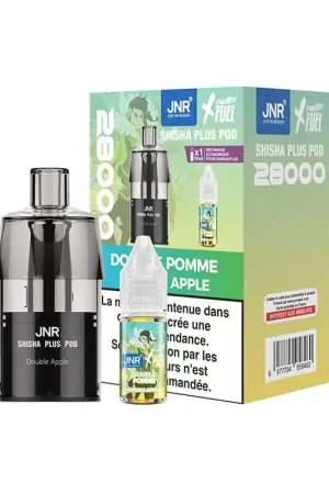 Cartouche Pod Shisha Plus 28K Green Blitz 12 ml - JNR x Fighter Fuel Dernier Modèle