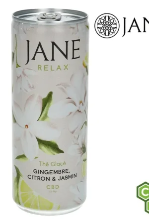 BOISSON AU CBD JANE GINGEMBRE CITRON JASMIN 25CL Quantité Limitée