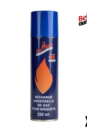 RECHARGE GAZ BELFLAM 250ML X12 Haute Qualité