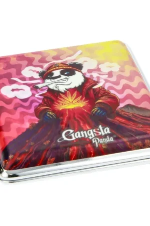 Prix Bas ETUI PLAT A CIGARETTE GANGSTA PANDA NATURE