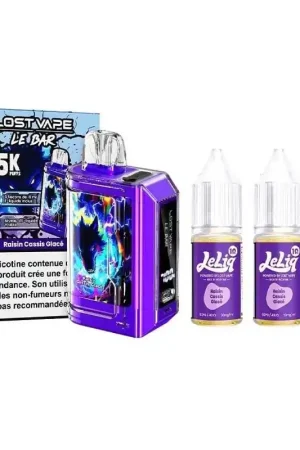 Puff Le Bar 45K Raisin Cassis Glacé - Lost Vape Promotion Saisonnière