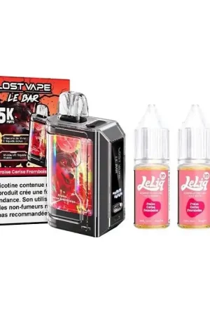 Puff Le Bar 45K Fraise Cerise Framboise - Lost Vape Petit Prix
