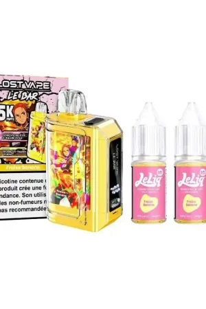 Puff Le Bar 45K Fraise Banane - Lost Vape Affaire À Saisir