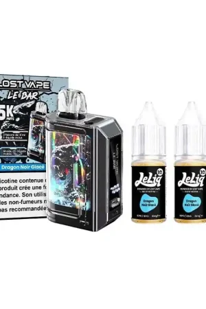 Offre Exclusive Puff Le Bar 45K Dragon Noir Glacé - Lost Vape