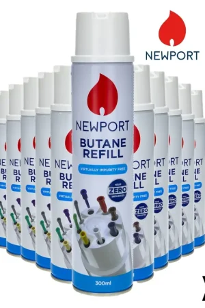 RECHARGE GAZ NEWPORT 300ML X12 Nouvel Arrivage