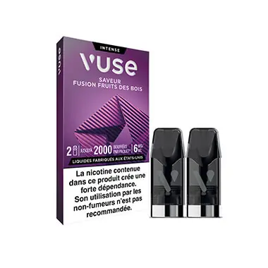 Capsules ePod Fusion Fruits des Bois - Vuse Dernier Modèle