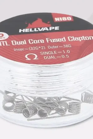 Bon Marché Coils MTL Dual Core Fused Clapton 1ᘯ - Hellvape