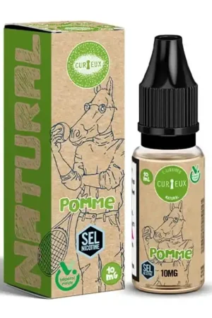 Acheter Direct Pomme sels de nicotine 10 ml Natural - Curieux