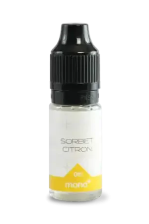 Marque E Liquide SORBET CITRON 10 ml - Mono+