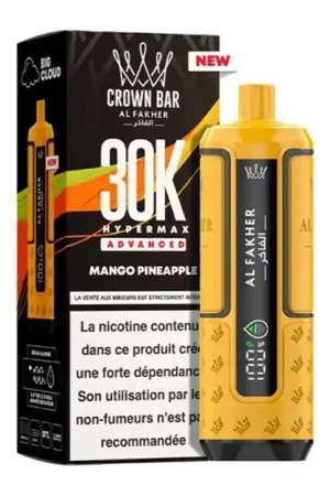 Commander Vite Puff Crown Bar HyperMax Advanced 30K Mango Pineapple - Al Fakher