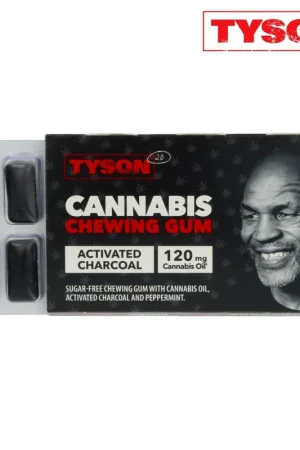 CHEWING GUM TYSON 2.0 CANNABIS CHARBON ACTIF 120MG Jusqu’à Épuisement Des Stocks