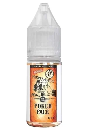 Poker Face sels de nicotine 10 ml - Moonshiners Remise