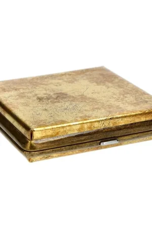 ETUI PLAT A CIGARETTES ANTIQUE GOLD Affaire À Saisir