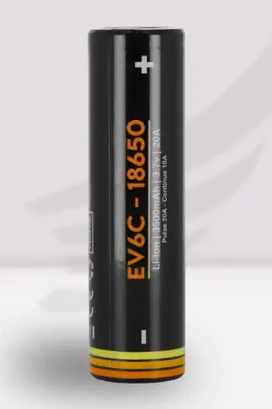 Accu EV6C 18650 - 3500mAh - E-Cig Power Paiement Sécurisé