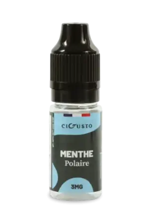 E Liquide MENTHE POLAIRE 10 ml - Cigusto Classic Soldes