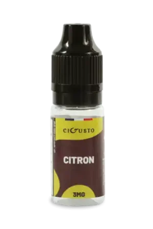 Offre Spéciale E Liquide CITRON 10 ml - Cigusto Classic