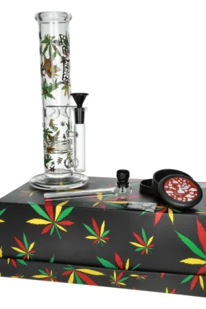 Vente Directe COFFRET BANG EN VERRE STRAIGHT LEAF 26CM