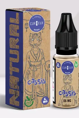 Livraison Gratuite E-liquide Natural Cassis par Curieux E-liquides