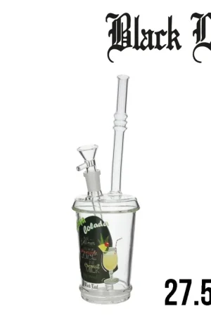 Commande En Gros BANG EN VERRE BLACK LEAF GANJA COLADA 27.5CM
