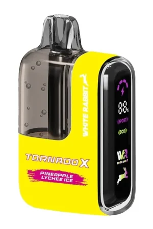 Puff Tornado X 25K Pineapple Litchi Ice - Tornado & White Rabbit Commander Maintenant