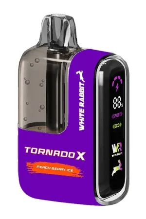 Prix Promo Puff Tornado X 25K Peach Berry Ice - Tornado & White Rabbit