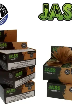 FEUILLE JASS PAPER BROWN + TIPS BROWN SOFT TAILLE M Nouvel Arrivage