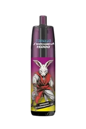 Puff Tornado 15K Dragon Strawberry Ice - White Rabbit Prix Cassé