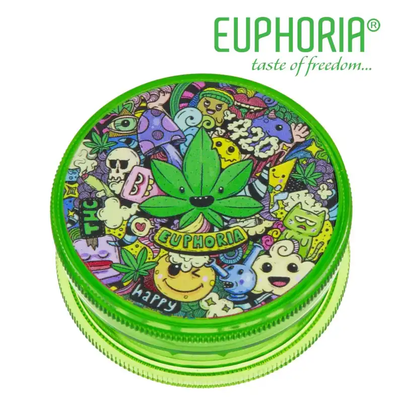 Acheter Direct GRINDER ACRY LEAF EUPHORIA 3 PARTIES 60MM