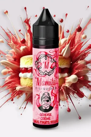 Génoise Crème Coulis Fruits Rouges 50ml - Mamita Réduction