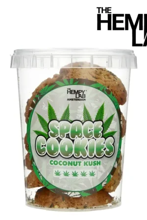 SPACE COOKIES THE HEMPY LAB AMSTERDAM COCONUT KUSH 150G Jusqu’à Épuisement Des Stocks