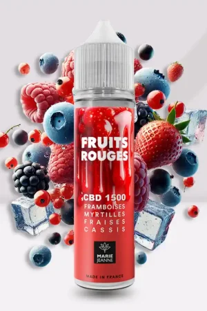 Haute Qualité Fruits Rouges 50ml - 1500gr de CBD - Marie Jeanne