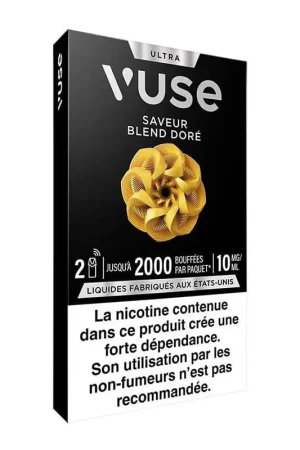 Achetez Aujourd’hui Pack 2 recharges Ultra Vuse Blend Doré - Vuse