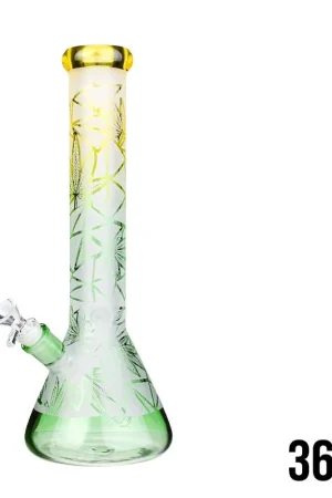 Satisfait Ou Remboursé BANG EN VERRE LEAF MOSAIC 36CM