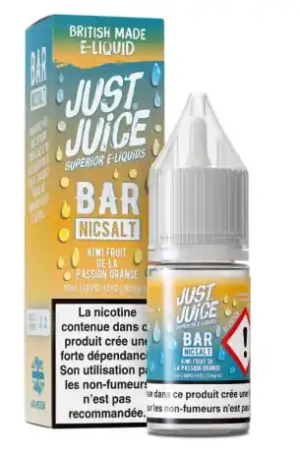 Achetez Aujourd’hui Kiwi Fruit de la Passion Orange Nic Salt Bar Nicsalt Just Juice 10ml