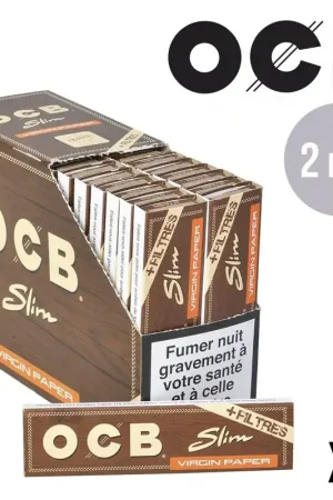 OCB VIRGIN SLIM + TIPS PAR 32 Populaire