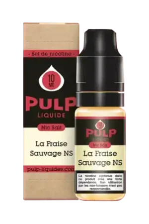 E Liquide FRAISE SAUVAGE 10 ml - Nic Salt Pulp Vente Flash