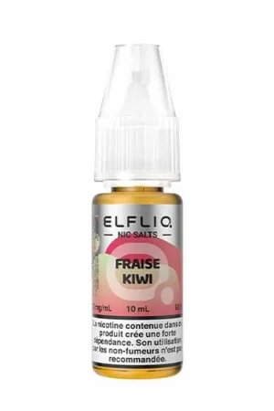Vente Flash ELFLIQ Fraise Kiwi Nic Salt 10 ml - Elfbar