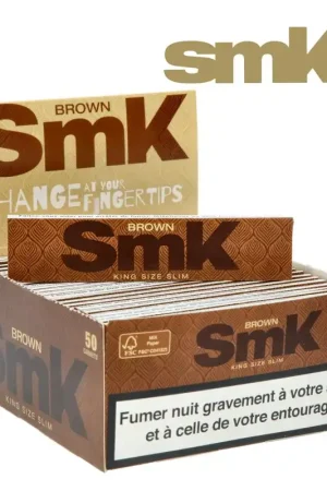 Vente Directe SMOKING SMK SLIM BROWN X50