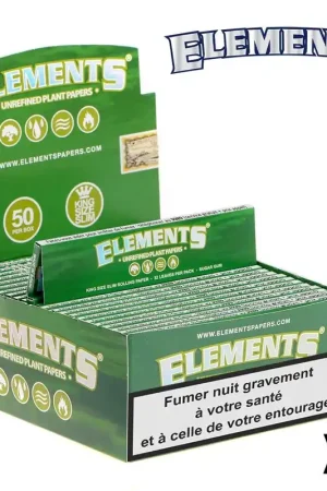 Nouveauté PAPIER A ROULER ELEMENTS GREEN X50