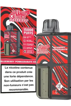 Puff Blueberry Pomegranate Ice 15K - Ma Petite Vape X Artery Réduction