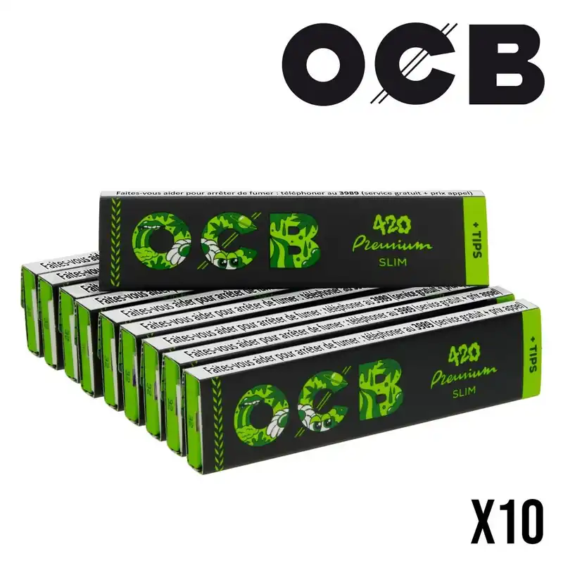 Offre Du Jour OCB SLIM PREMIUM SPECIAL 420 EDITION + TIPS X10