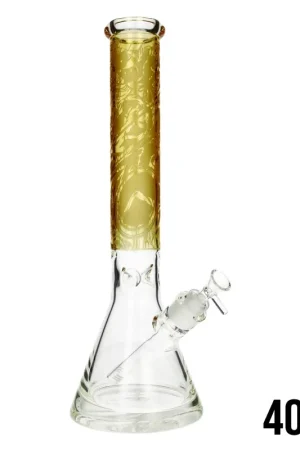 BANG EN VERRE AMSTERDAM EDITION LIMITEE JAUNE 40CM Acheter En Ligne